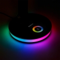 Lampka biurkowa RGB 12W z portem ładowania - biała