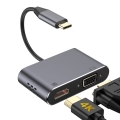 Przejściówka z USB typu C na HDMI i VGA