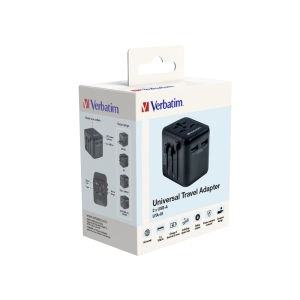 VERBATIM Universal Travel Adapter12W 2xUSB-A UTA-1 49543