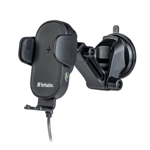 VERBATIM SMARTPHONE CAR HOLDER FWC-01 Qi FAST WIRELESS CHARGER 2IN1 49552