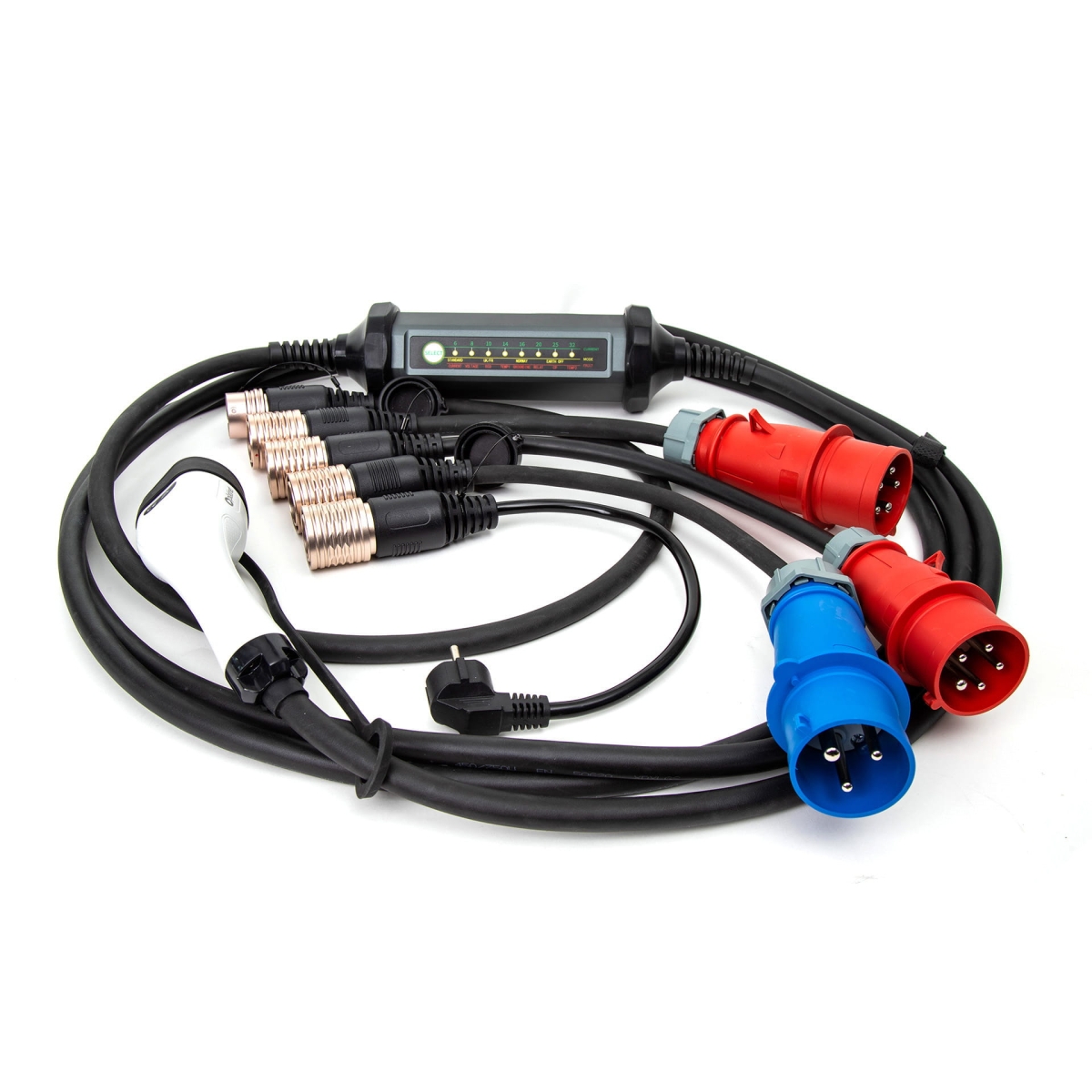 Przenośna ładowarka 22kW z 4 adapterami