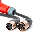 Przenośna ładowarka 22kW z 4 adapterami