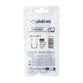 Kabel USB-C do USB-C w oplocie 2,1A 42W 2M Czarny
