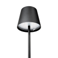 PLATINET TABLE RESTAURANT LAMP LAMPA BAROWA WATERPROOF IP44 REGULATION RECHARGABLE BLACK [45925]