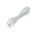 Kabel USB-C do USB-C 3A 60W 1M Biały