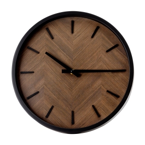 PLATINET ROUND WALL CLOCK DUSK, silent mechanism [45957]
