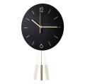 PLATINET WALL CLOCK ZEGAR ŚCIENNY LARK BLACK [45960]