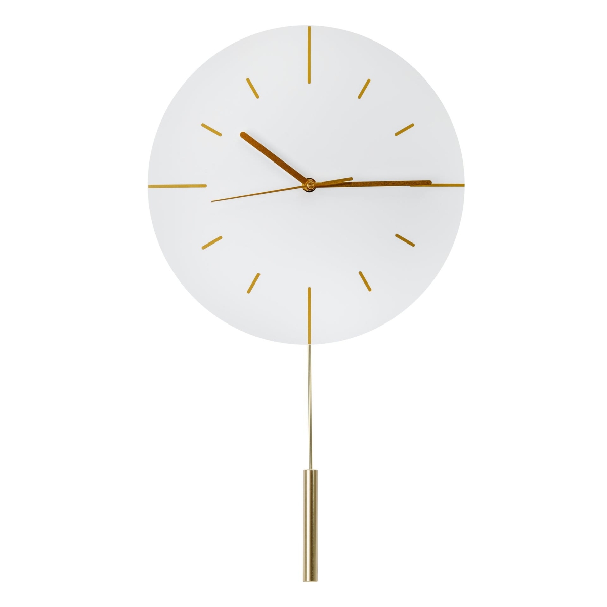 PLATINET WALL CLOCK ZEGAR ŚCIENNY LARK WHITE [45961]