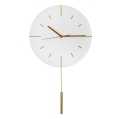PLATINET WALL CLOCK ZEGAR ŚCIENNY LARK WHITE [45961]