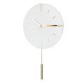 PLATINET WALL CLOCK ZEGAR ŚCIENNY LARK WHITE [45961]
