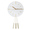 PLATINET WALL CLOCK ZEGAR ŚCIENNY LARK WHITE [45961]