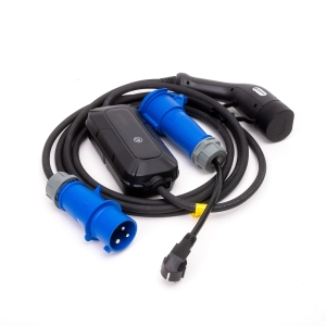 PLATINET PORTABLE CHARGER EV/PHEV AC TYPE 2 8/10/13/16/32A 7,4KW CEE 1F HOME LINE BLACK