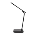 PLATINET DESK LAMP LAMPKA BIURKOWA LED REMUS 5W TOUCH SWITCH 3 BRIGHTNESS LEVEL WITH ADAPTER BLACK [46009]