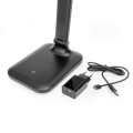 PLATINET DESK LAMP LAMPKA BIURKOWA LED REMUS 5W TOUCH SWITCH 3 BRIGHTNESS LEVEL WITH ADAPTER BLACK [46009]