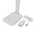 PLATINET DESK LAMP LAMPKA BIURKOWA LED REMUS 5W TOUCH SWITCH 3 BRIGHTNESS LEVEL WITH ADAPTER WHITE [46010]