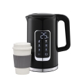 PLATINET CZAJNIK KETTLE LCD DISPLAY 1,7L 5 TEMPERATURE SETTINGS + 450 ML TRAVEL MUG, BLACK [45976]