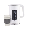 PLATINET CZAJNIK KETTLE LCD DISPLAY 1,7L 5 TEMPERATURE SETTINGS + 450 ML TRAVEL MUG, WHITE [45980]