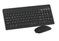 OMEGA KEYBOARD US + MOUSE WIRELESS BLUETOOTH KLAWIARTURA + MYSZ ZESTAW BEZPRZEWODOWY BLACK [46064]