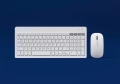OMEGA KEYBOARD US + MOUSE WIRELESS BLUETOOTH KLAWIARTURA + MYSZ ZESTAW BEZPRZEWODOWY WHITE [46063]