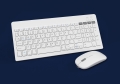 OMEGA KEYBOARD US + MOUSE WIRELESS BLUETOOTH KLAWIARTURA + MYSZ ZESTAW BEZPRZEWODOWY WHITE [46063]