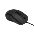 Mysz biurowa 1200 dpi 1,5m USB - czarna