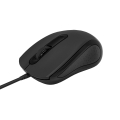 Mysz biurowa 1200 dpi 1,5m USB-C - czarna