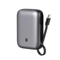 Powerbank 10 000 mAh 20W PD z wbudowanym kablem