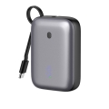 Powerbank 10 000 mAh 20W PD z wbudowanym kablem