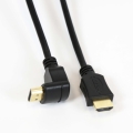 Kabel HDMI v.1.4 złote końcówki kątowo prosty OMEGA 5m