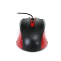 Mysz optyczna OMEGA OM-05R 1200 DPI czarno-czerwona