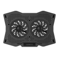 OMEGA LAPTOP COOLER PAD 2 FANS BLACK [45425]