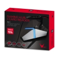 Varr 3in1 - Mouse Bangee, hub USB 3.0, czytnik kart pamięci