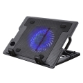 Podstawka chłodząca pod laptopa PLATINET LAPTOP COOLER PAD 1 FAN BLACK