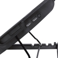 Podstawka chłodząca pod laptopa PLATINET LAPTOP COOLER PAD 1 FAN BLACK