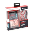 Słuchawki bluetooth dokanałowe PLATINET PM1075 z etui ochronnym na ramię czerwona