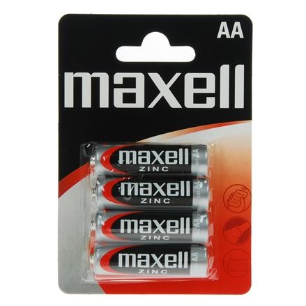 MAXELL BATTERY MANGANESE/ZINC R6/AA BLISTER*4 774405.04.EU