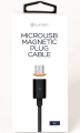 Kabel USB-microUSB PLATINET Magneto z wtyczką magnetyczną 1 m czarny