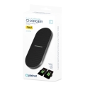 Podwójna ładowarka bezprzewodowa Qi 2x10W Type-C