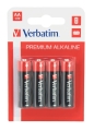VERBATIM BATERIE ALKALICZNE LR06 AA BLISTER*4SZT  49921