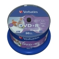 VERBATIM DVD+R 4,7GB 16X PRINTABLE CAKE*50  43512