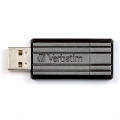 VERBATIM PENDRIVE PINSTRIPE USB 2.0 32GB BLACK  49064