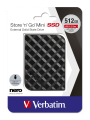VERBATIM SSD MINI 512GB USB 3.2 GEN1 BLACK  53236