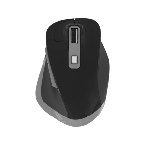OMEGA MOUSE WIRELESS RECHARGEABLE BLACK GREY [46045]