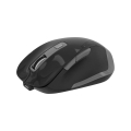 OMEGA MOUSE MYSZ BEZPRZEWODOWA WIRELESS RECHARGEABLE USB-C BLACK GREY [46045]