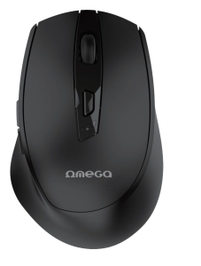 OMEGA MOUSE WIRELESS RECHARGEABLE TYPE C BLACK [46038]