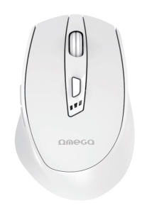 OMEGA MOUSE WIRELESS RECHARGEABLE TYPE C WHITE [46036]