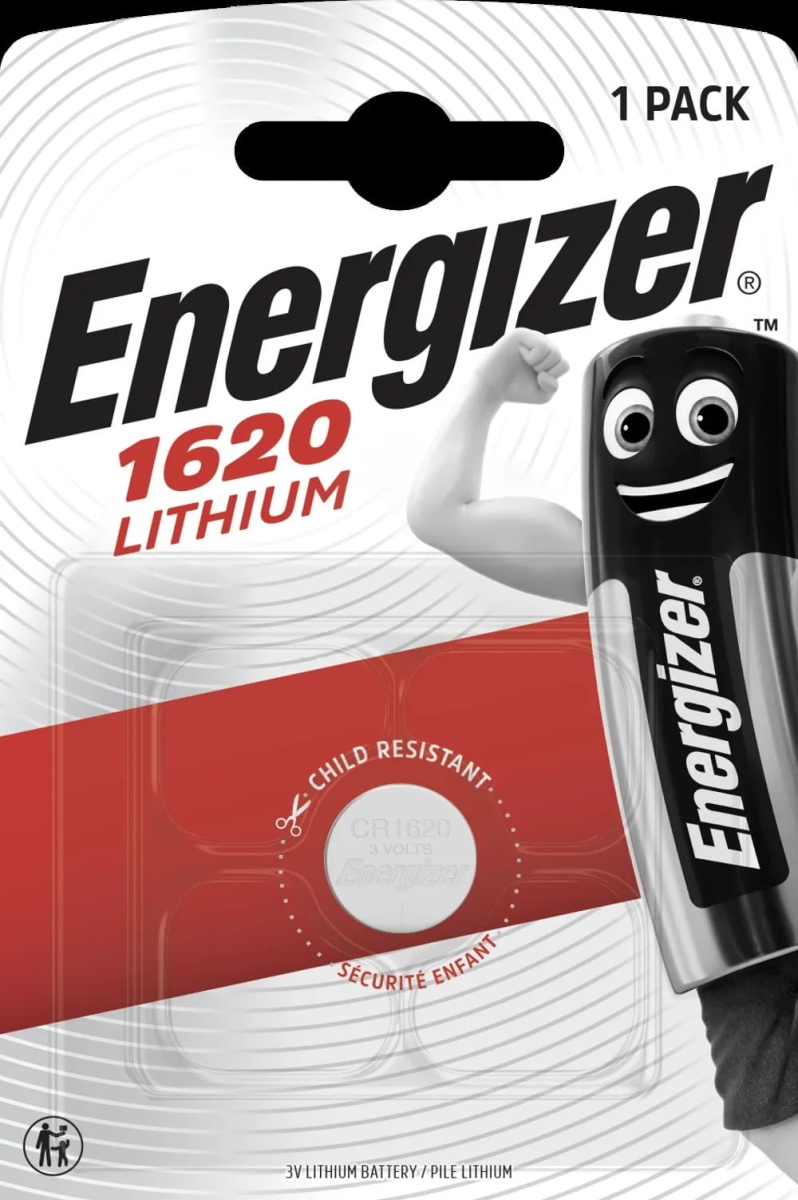 Energizer Battery CR1620 Lithium /B1/