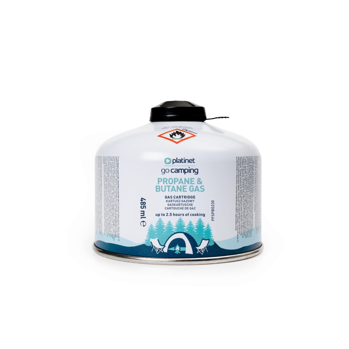 Kartusz gazowy 230g/485ml - Propan-Butan