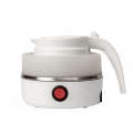 Składany, silikonowy czajnik elektryczny 1,2L 1200W - biały