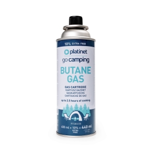 PLATINET BUTANE GAS CARTRIDGE 250g 440 ml 2,5h [46163]